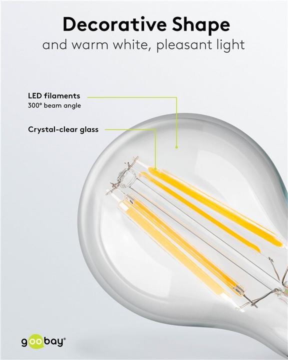 Image du produit Goobay Ampoule LED à filament (E27, 1521 lm, 1x)