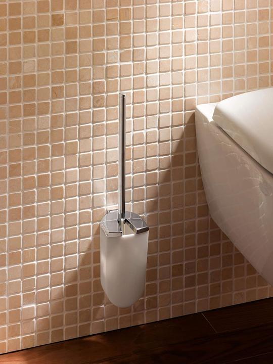 Image du produit Keuco Ensemble brosse WC Elegance blanc/chrome 11664 010100