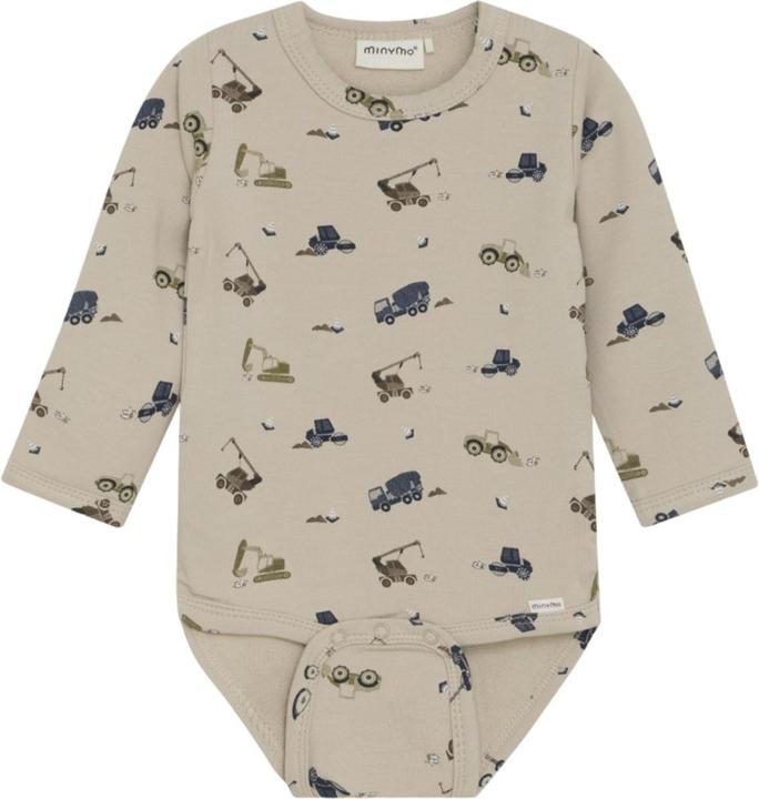 Immagine prodotto Minymo Body langarm mit Blumenmuster (80)