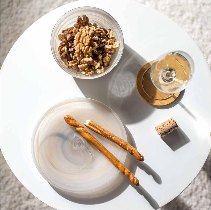 Actual product image Leonardo Breakfast & dessert plates Alabastro Ø 18 cm, 4 pieces,Beige (4 x, 18 cm)