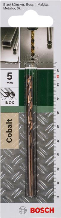 Produktbild Bosch Zubehör Metallbohrer HSS-Co, DIN 338 D= 5,0 mm L= 86 mm (5 mm)
