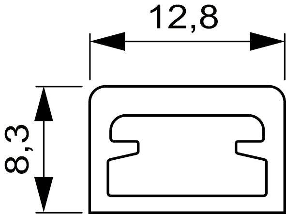 Produktbild L&S LED Ein-/Anbauprofile Vedua mit Lichtblende