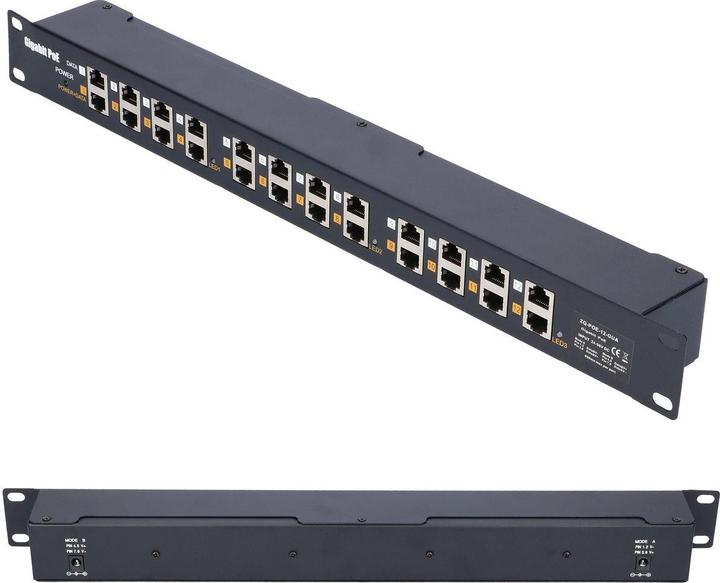 Produktbild Extralink PoE 12p (802.3af (PoE), 48 W)