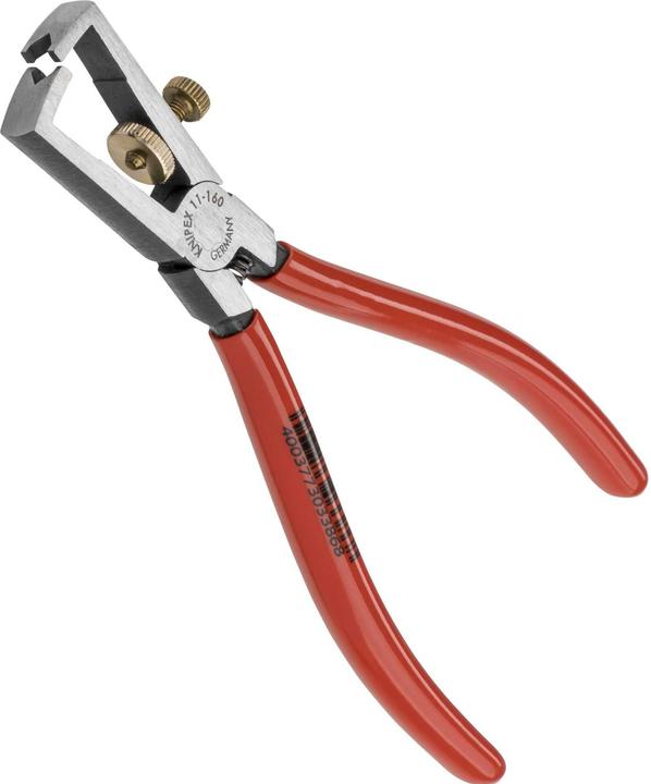 Image du produit Knipex Pince à dénuder Avec ressort d'ouverture, universel 11 01 160 (160 mm)