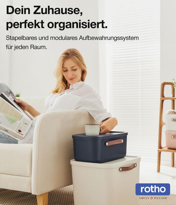 Actual product image Rotho 2er-Set Aufbewahrungsbox Maloja 40l (40 l)