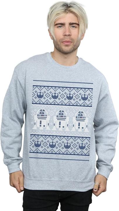 Immagine prodotto Star Wars Christmas R2-D2 Fair Isle Felpa Uomo (XL)