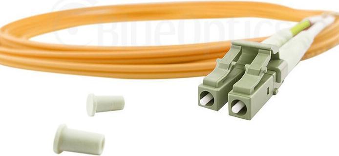 Actual product image BlueOptics Duplex fibre optic patch cable LC-LC multimode OM2 1 metre (CAT7, 1 m)