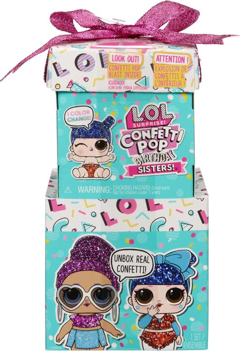 Immagine prodotto L.O.L. Surprise! Sorelle di compleanno pop con coriandoli