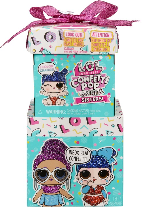 Actual product image L.O.L. Surprise! Confetti Pop Birthday Sisters