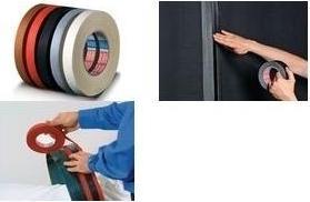 Actual product image tesa Fabric tape 4541, 15 mm x 50 m, raw white (15 mm)