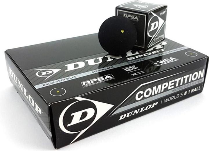 Actual product image Dunlop Squash ball COMPETITION 12-box