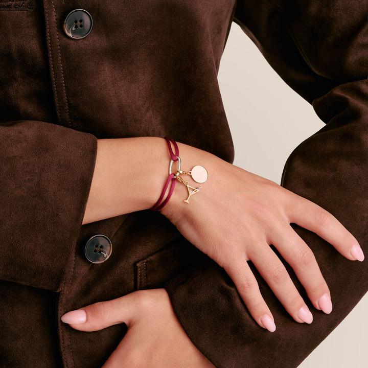 Produktbild Thomas Sabo Textilarmband rot Connect Silber (Polyester, Silber 925)