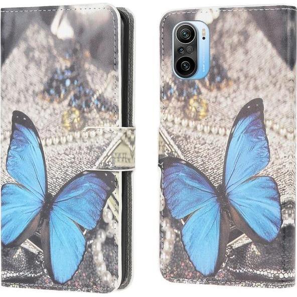 Thumbnail - MU Style Leder Bookcover Image Series (Xiaomi Mi 11i, Xiaomi Poco F3), Smartphone Hülle, Mehrfarbig