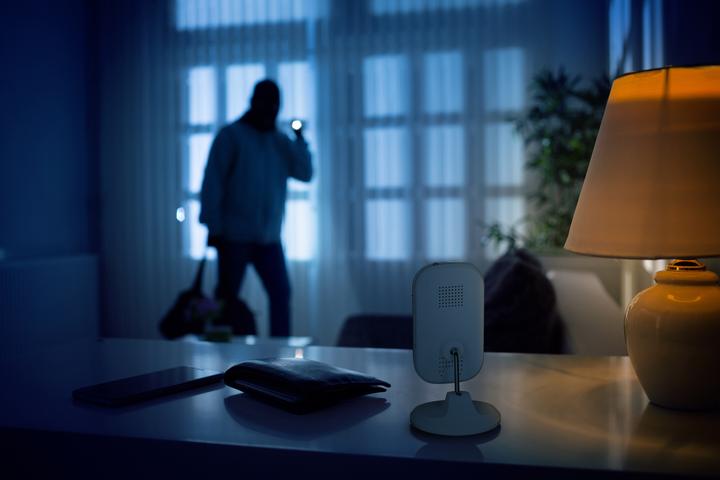 Actual product image Alecto DVC126IP WLAN indoor camera, white (1920 x 1080 Pixels)