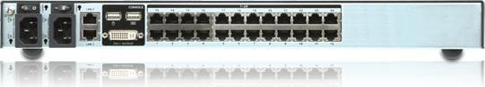 Image du produit Aten KN4124VA-AX-G Commutateur clavier/vidéo/souris (KVM) Montage en rack