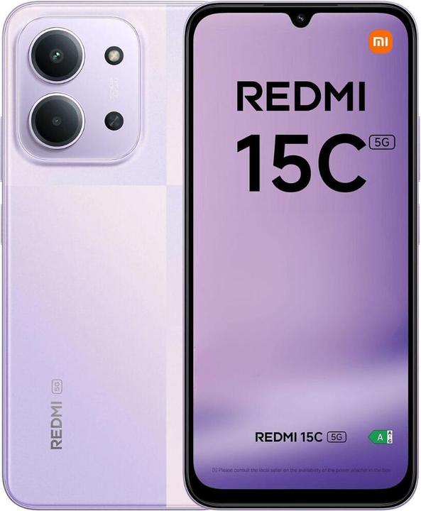 Productafbeelding Xiaomi Redmi 15C 5G (128 GB, Schemerpaars, 6.90", Dubbele SIM, 5G)
