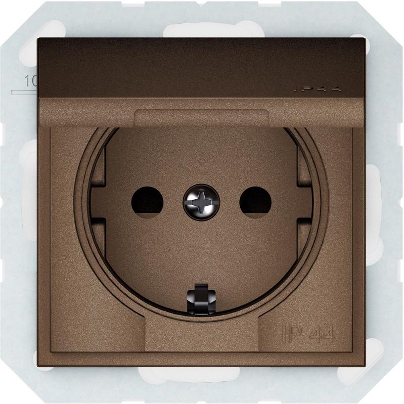 Vila, Steckdose, SOCKET IP44 MOCHA RP16-003-22 QR 1000