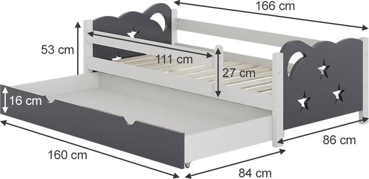 Produktbild VitaliSpa Jessica (80 x 160 cm)