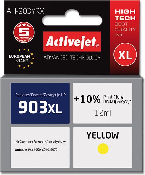 Productafbeelding Activejet AH-903YRX - inkt op pigmentbasis - Geel - HP - OfficeJet Pro 6950 - 6960 - 697 (Y)