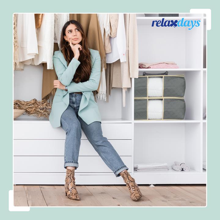 Produktbild Relaxdays 2x Bettdecken-Aufbewahrungstasche