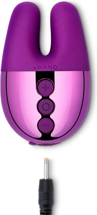 Actual product image Le Wand Lay-on vibrator "Double Vibe" Cherry