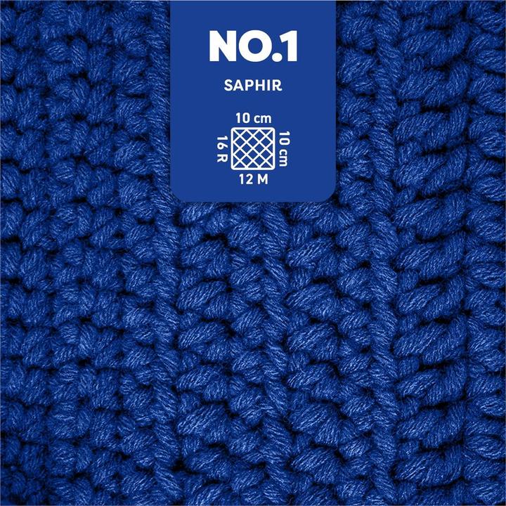 Actual product image Myboshi Wool No.1 Saphir 50 g, 55 m (55 m)
