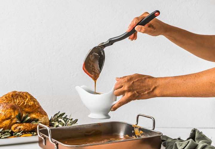 Produktbild DreamFarm Koch- und Servierlöffel Spadle rot