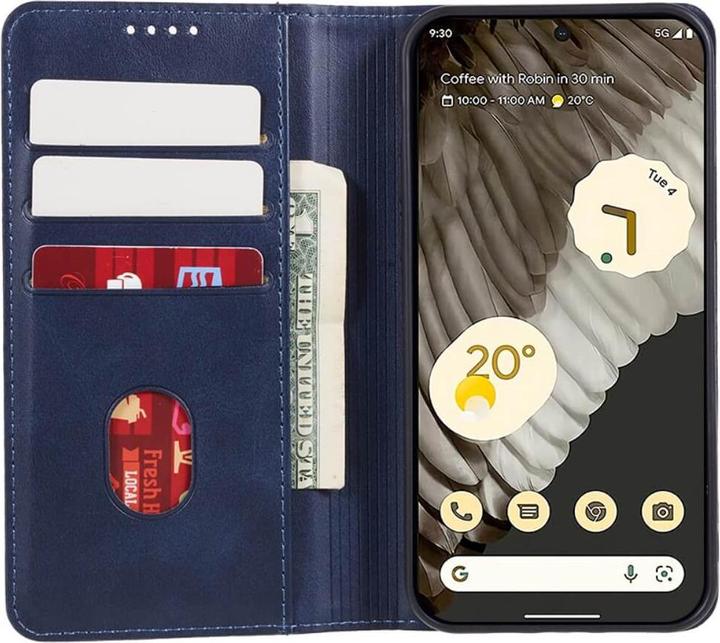 Produktbild Cover-Discount Google Pixel 8 - Stand Flip Case Hülle dunkelblau (Google Pixel 8)