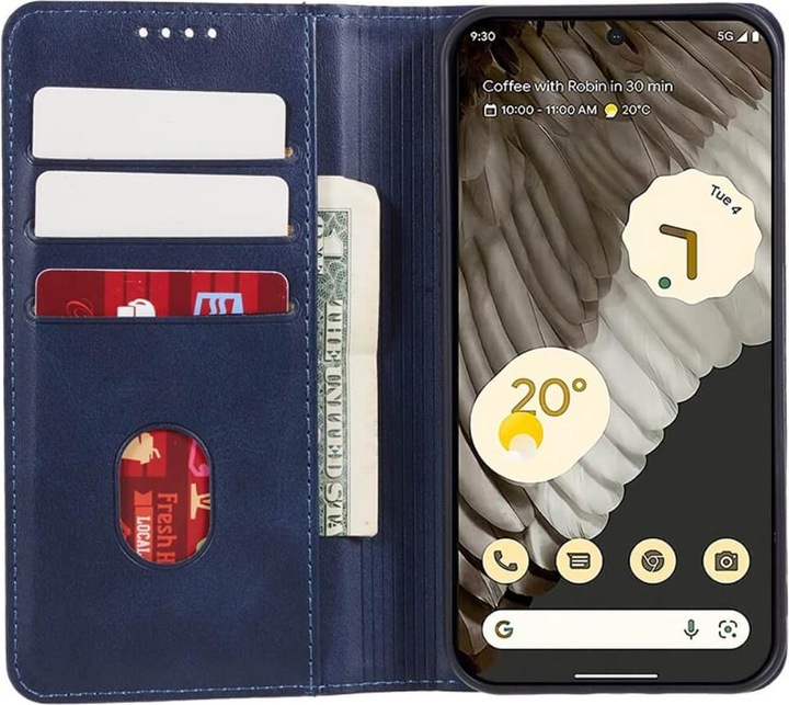 Image du produit Cover-Discount Google Pixel 8 - Stand Flip Case Housse bleu foncé (Google Pixel 8)