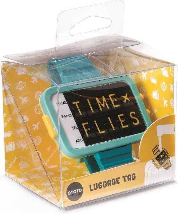 Immagine prodotto Ototo Il tempo vola - Etichetta per bagagli, turchese (Documento & Portafoglio)