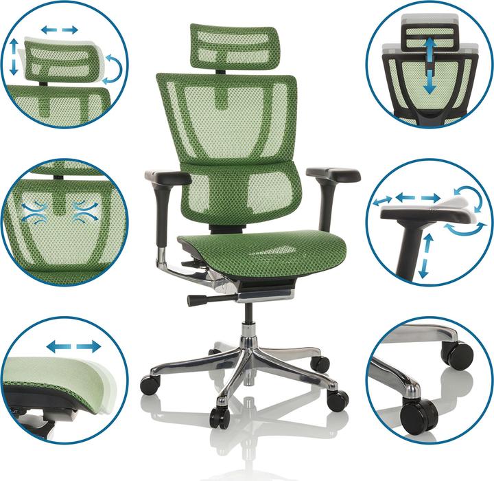 Actual product image Hjh Office Ergohuman Slim I