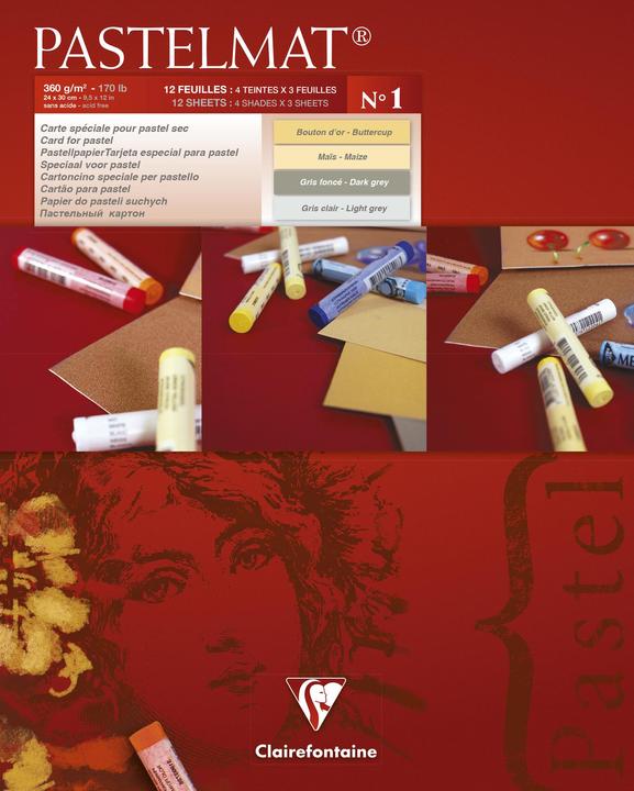 Produktbild Clairefontaine Pastelmat (360 g/m², 12 x, B3)