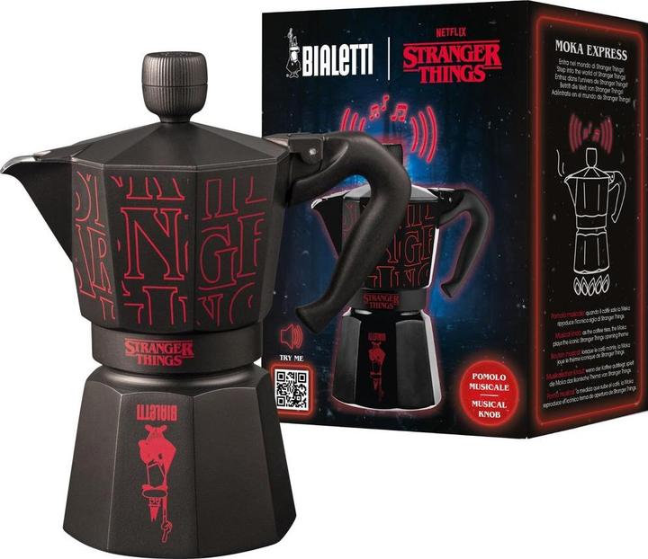 Actual product image Bialetti Stranger Things espresso pot