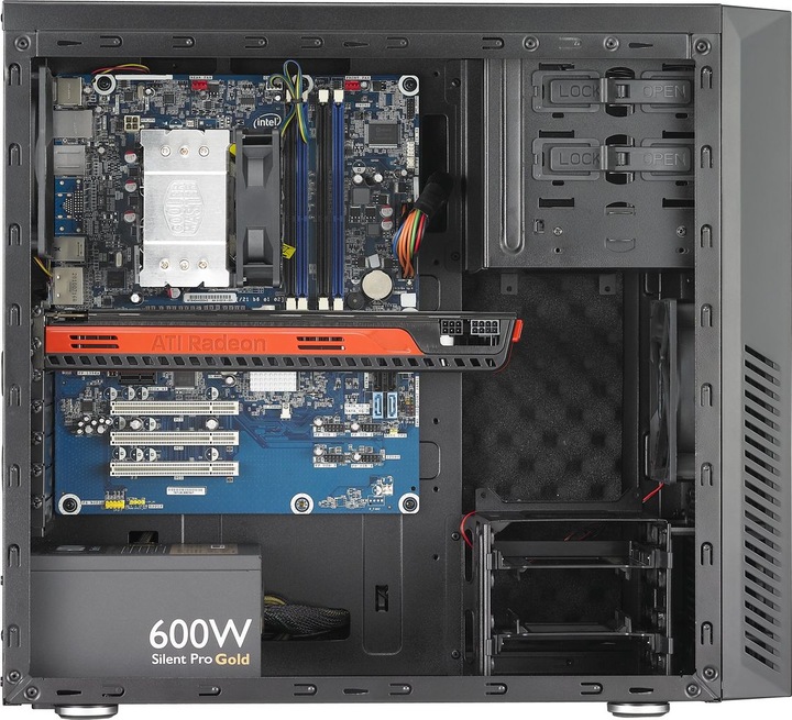 Produktbild Cooler Master Silencio 550 Matt (mATX, ATX)