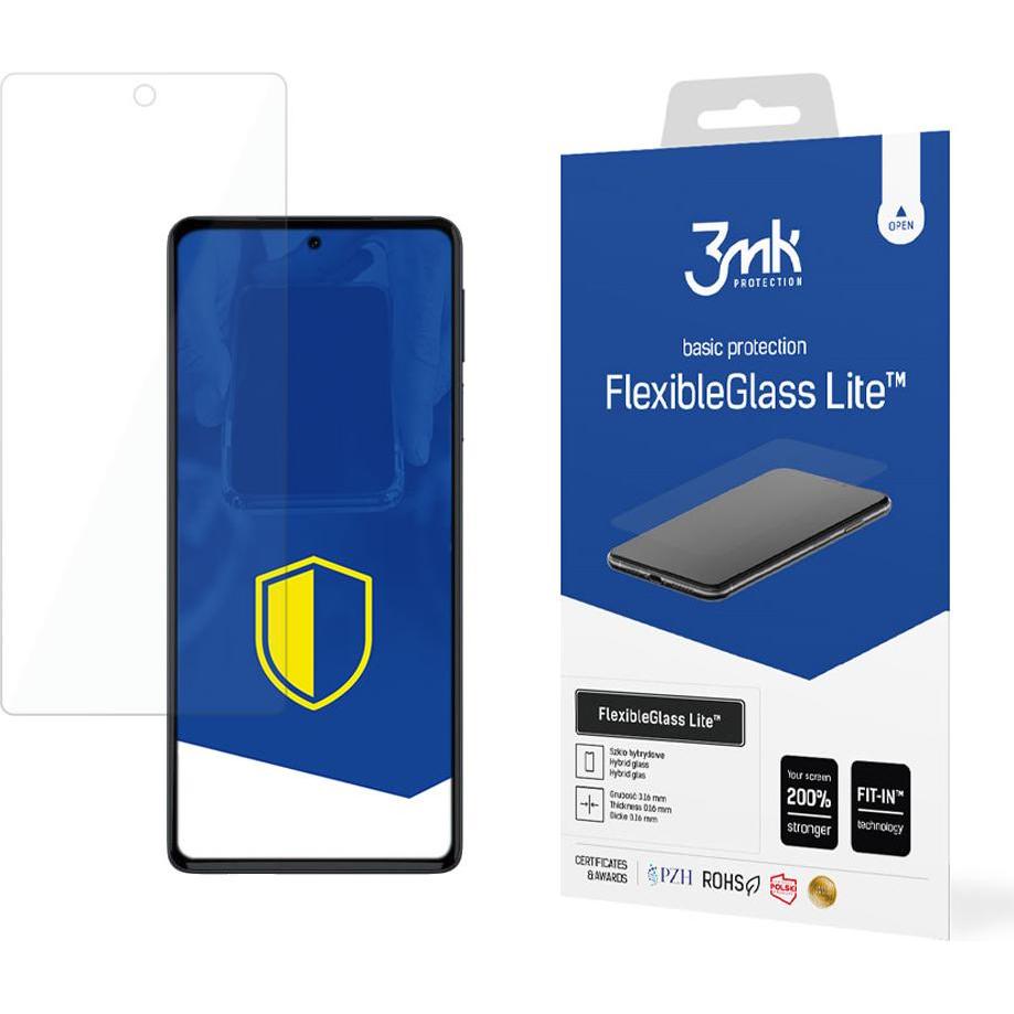 3MK hybrid glass Flexible 2.5D Lite for Motorola Edge 30 Pro (1 Stück, Motorola Edge 30 Pro), Smartphone Schutzfolie, Tr...
