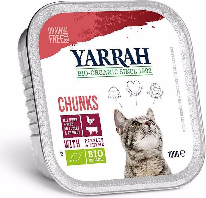 Produktbild Yarrah BIO Nassfutter Rind & Huhn (Junior, Adult, Senior, 1 Stk., 100 g)