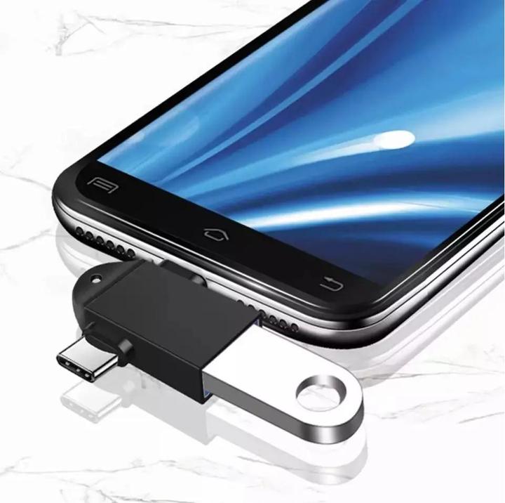 Image du produit PowerGuard Adaptateur 2 en 1 USB 3.0 vers USB-C MicroUSB OTG (USB 3.0)