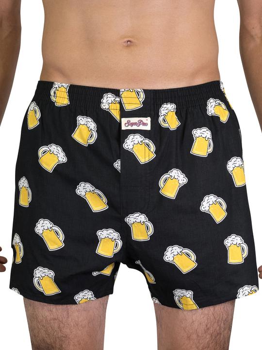 Actual product image Sugar Pine Boxer motif print mix (M, pack of 3)