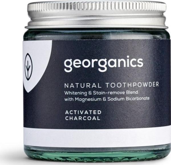 Actual product image Georganics Natural Activated Charcoal Whitening Toothpaste Powder 60ml (60 ml)