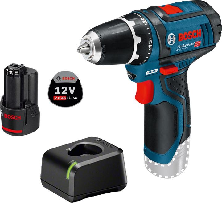 Produktbild Bosch Hausgeräte Akku-Bohrschrauber GSR 12V