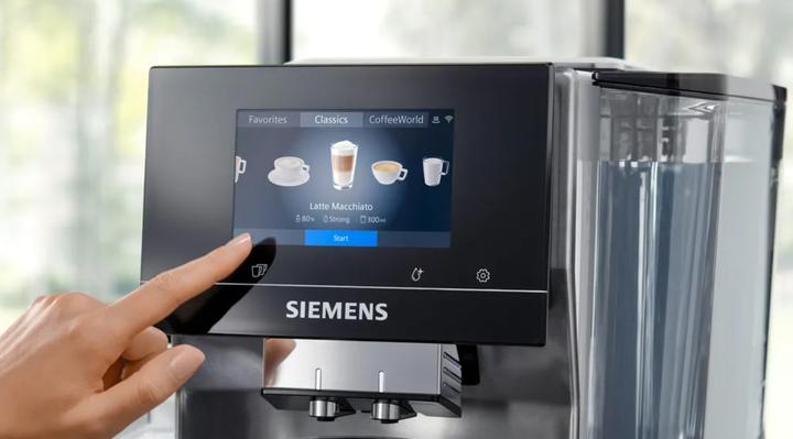Actual product image Siemens TQ715R03 EQ 700 Integral Coffee Machine