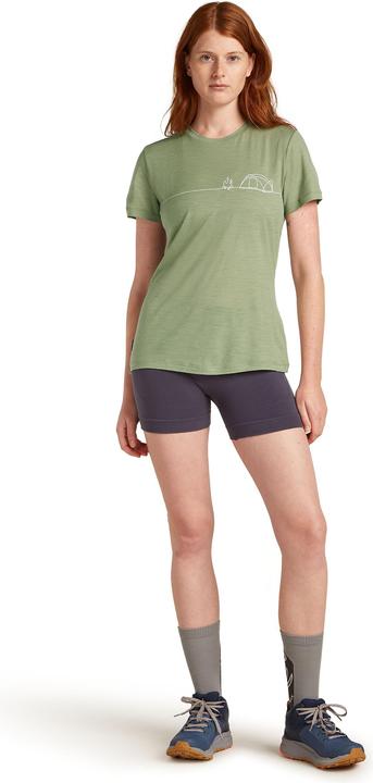 Produktbild Icebreaker Women's Merino150 TechLite S/S Single Line Camp (S)