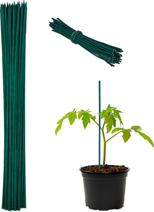 Actual product image Relaxdays 50x planting sticks (0.50 cm, 0.50 cm)