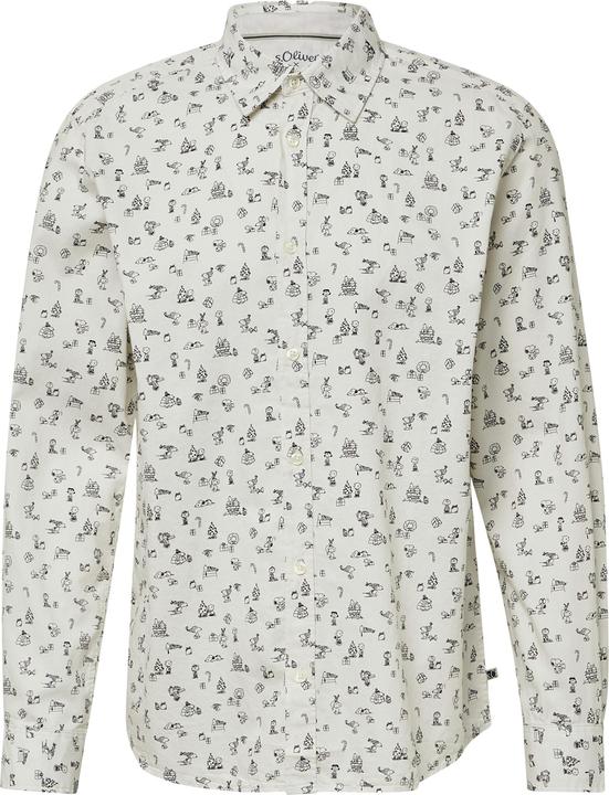 Immagine prodotto s.Oliver Hemd Regular Fit: Hemd mit Peanuts®-Motiv (M)