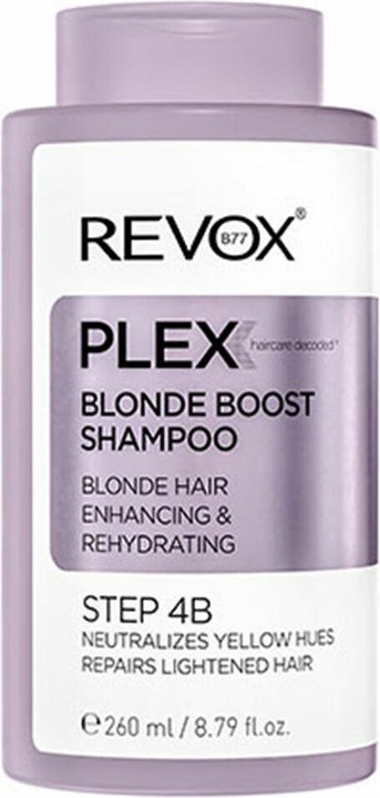 Revox PLEX blonde boost shampoo step 4b 260ml (260 ml, Flüssiges Shampoo)