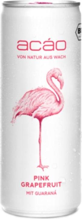 Actual product image Acáo Refreshing drink with pink grapefruit & guarana organic (1 x 25 cl)
