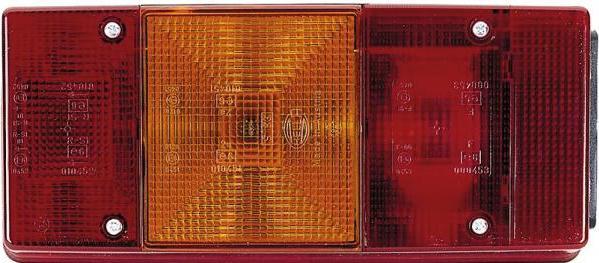 Actual product image Hella Tail light left bulb technology for DAF TERBERG-BENSCHOP