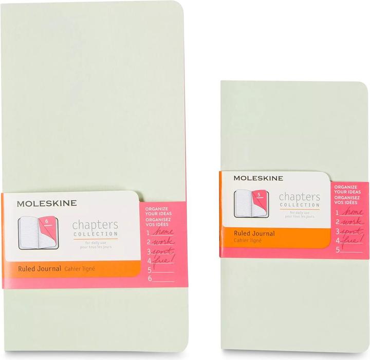 Produktbild Moleskine Notizheft Soft Cover liniert mit Kapiteln (Harter Einband)