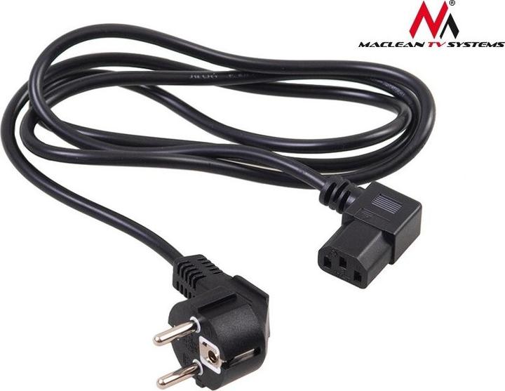 Produktbild Maclean MCTV-804 power cable Black Power plug type C C13 coupler (5 m)