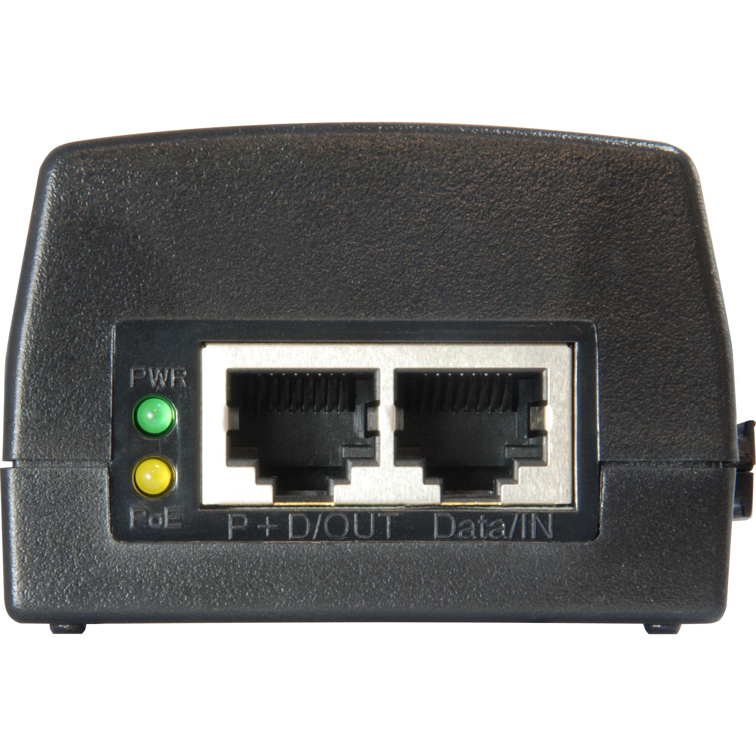 Thumbnail - LevelOne FE PoE-Injektor Adapter POI-2012 PoE (802.3af (PoE), 15.40 W), PoE Injector